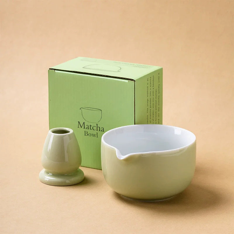 Variant image for Traditional Japanese Matcha Bowl Set with Whisk Holder – Ceramic Tea Bowls for Ceremony and Gifts-11