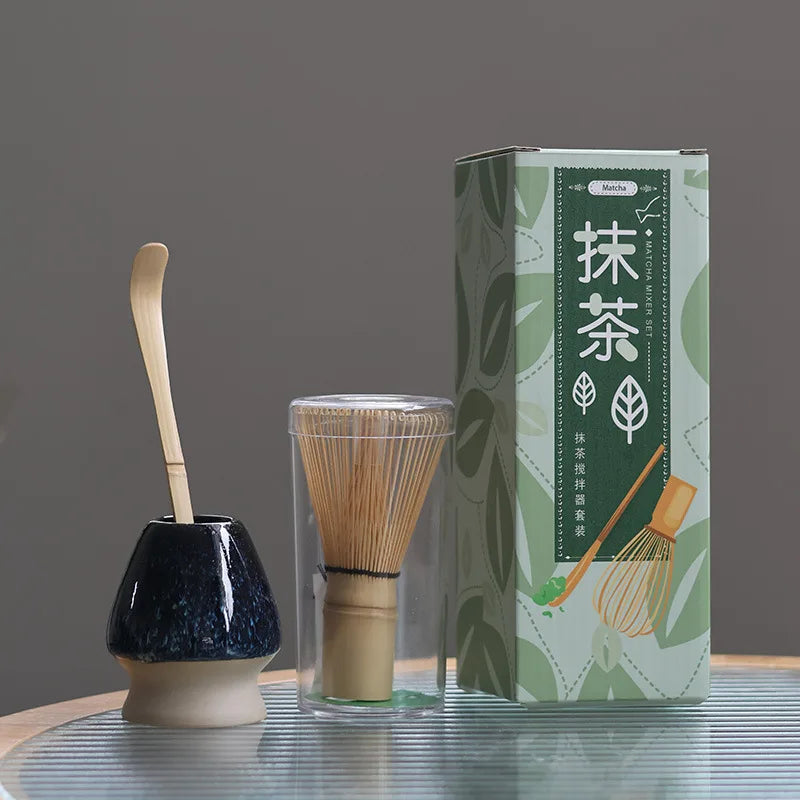 Variant image for Bamboo Matcha Whisk Set with Traditional Scoop – 3-Piece Tea Ceremony Tools-12