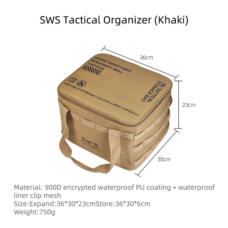 Variant image for 25L Waterproof Insulated Camping Tote with Divided Design – Foldable Outdoor Organizer for Gear and Essentials-1