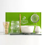 7-Piece Matcha Tea Set with Ceramic Bowl, Glass Cup, Bamboo Whisk, and Gift Box for Home Use-2