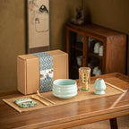 Premium 7-Piece Matcha Set with Bamboo Whisk, Ceramic Bowl, and Scoop – Traditional Tea Ceremony Accessories-2