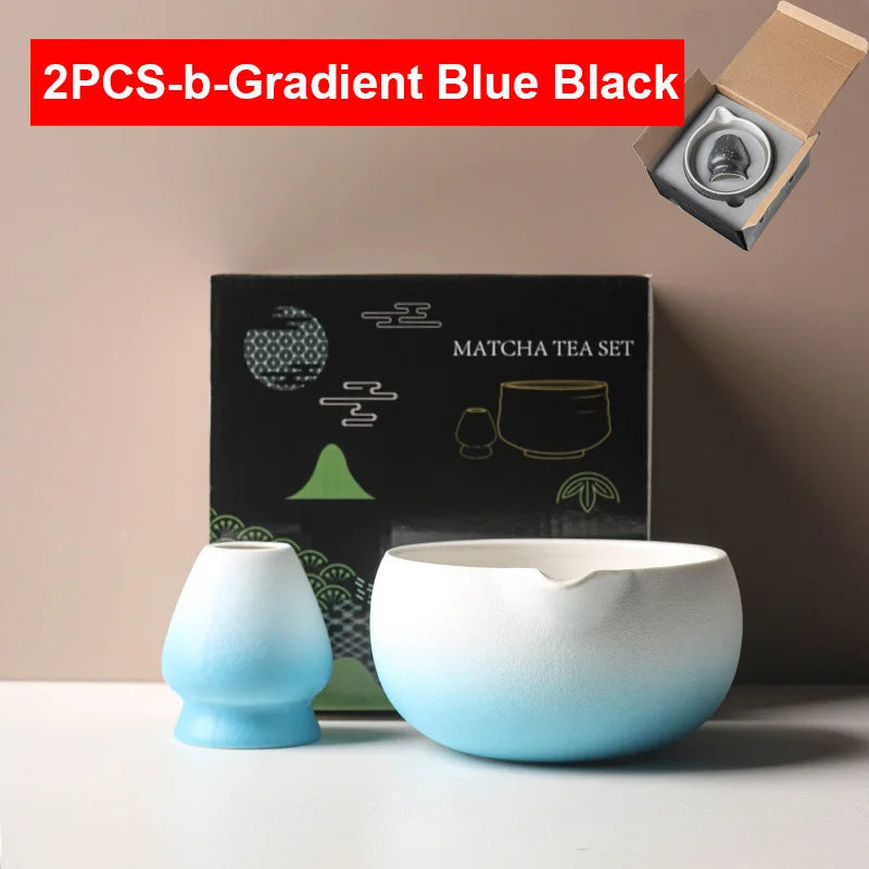 Variant image for Ceramic Matcha Bowl with Spout – Traditional Japanese Matcha Tea Bowl Set for Ceremonies, Includes Whisk Holder-15