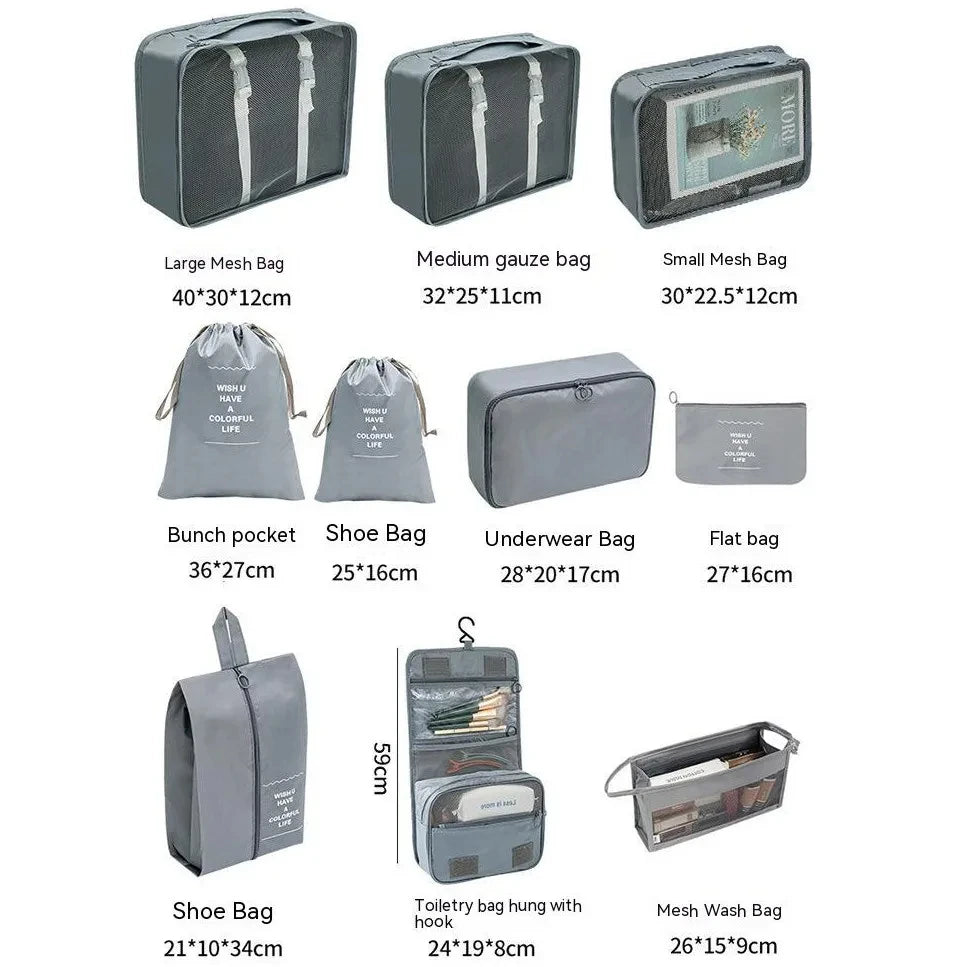 Travel Organizer Packing Cubes Set – 7 to 10 Lightweight Travel Cubes for Clothes Storage and Easy Organization-5