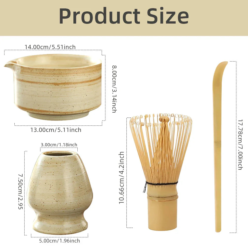 Authentic Japanese Matcha Set for Ideal Tea Ceremonies