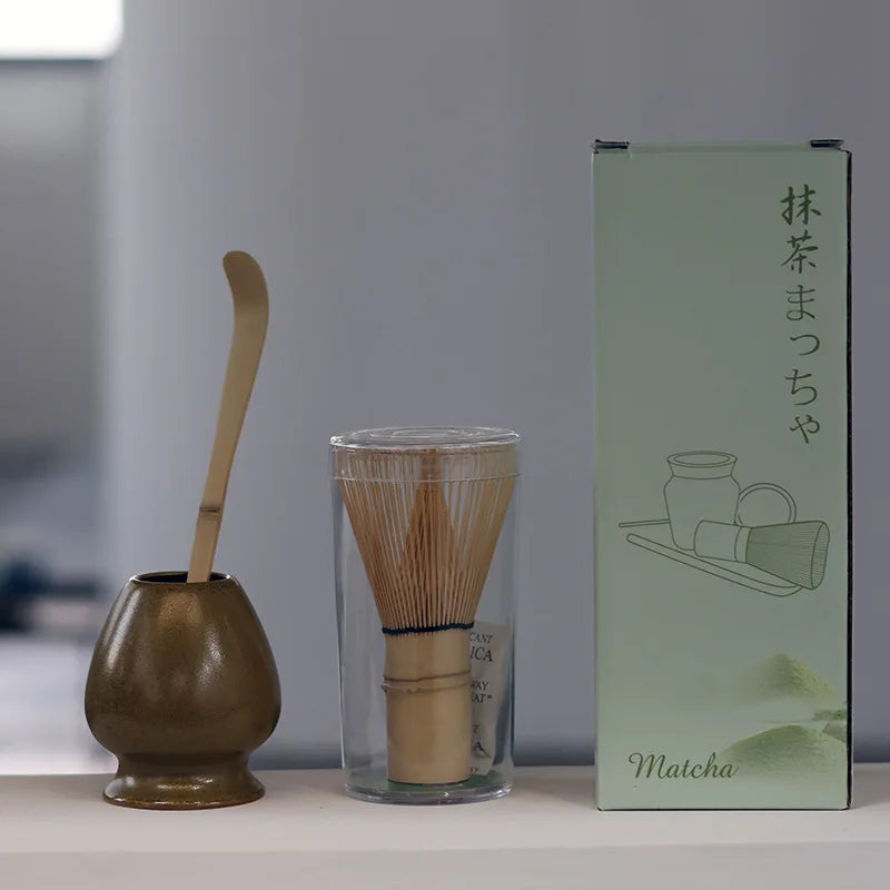 Variant image for Bamboo Matcha Whisk Set with Traditional Scoop – 3-Piece Tea Ceremony Tools-18