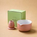 Variant image for Traditional Japanese Matcha Bowl Set with Whisk Holder – Ceramic Tea Bowls for Ceremony and Gifts-10