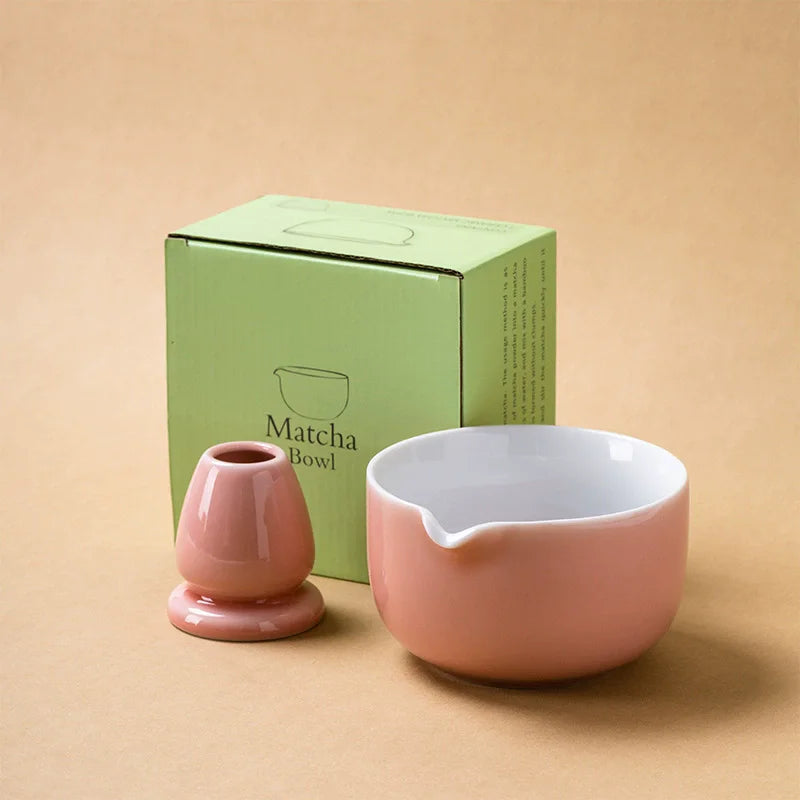 Variant image for Traditional Japanese Matcha Bowl Set with Whisk Holder – Ceramic Tea Bowls for Ceremony and Gifts-10