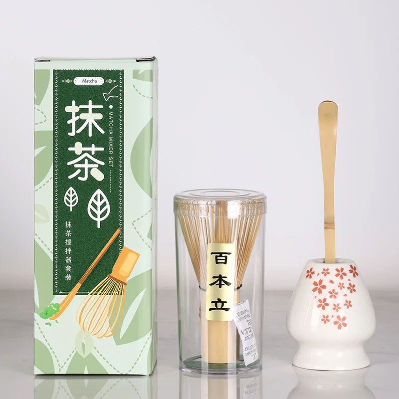 Variant image for Bamboo Matcha Whisk Set with Traditional Scoop – 3-Piece Tea Ceremony Tools-25