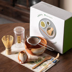 Ceramic Matcha Tea Set with Bamboo Whisk and Spout Bowl – Complete Tea Gift Set for Traditional Ceremonies-1