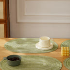 Set of 4 Washable Heat-Resistant Placemats, Non-Slip, Mixed Colors, 12 x 18 Inches for Kitchen Dining Table 0
