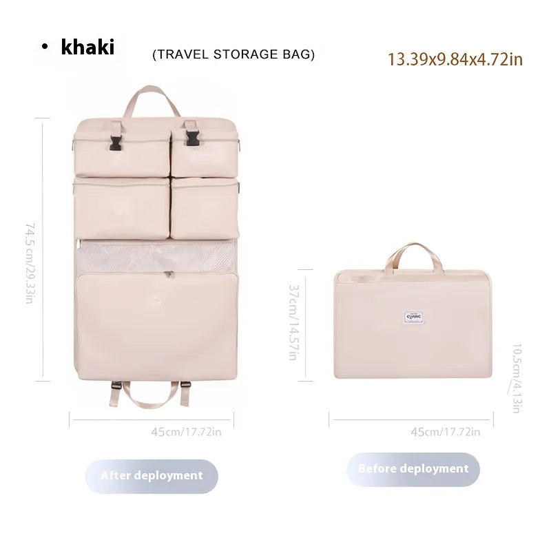 Portable Travel Organizer Cube with 6 Compartments – Best Packing Cubes for Travel, Ideal for Clothes and Accessories Storage-3