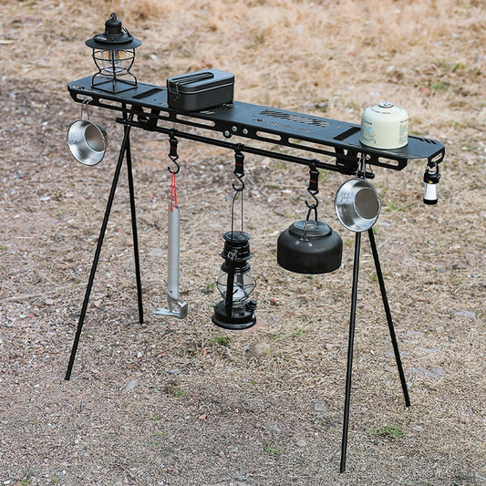 Foldable Camping Tripod Top Plate with Hanging Hole – Durable High Strength Gear for BBQs, Picnics, and Hiking Essentials-1