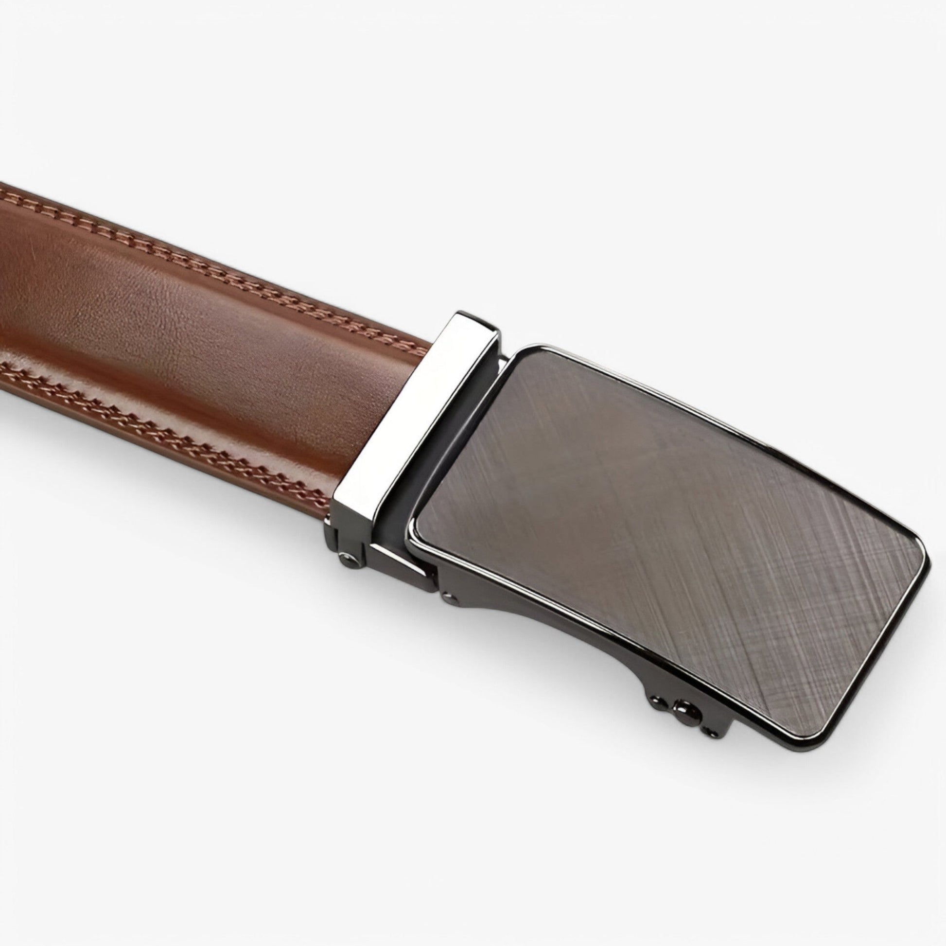 PU Leather Automatic Loop Belt – Versatile Casual and Formal Accessory for Men, Adjustable Fit-5