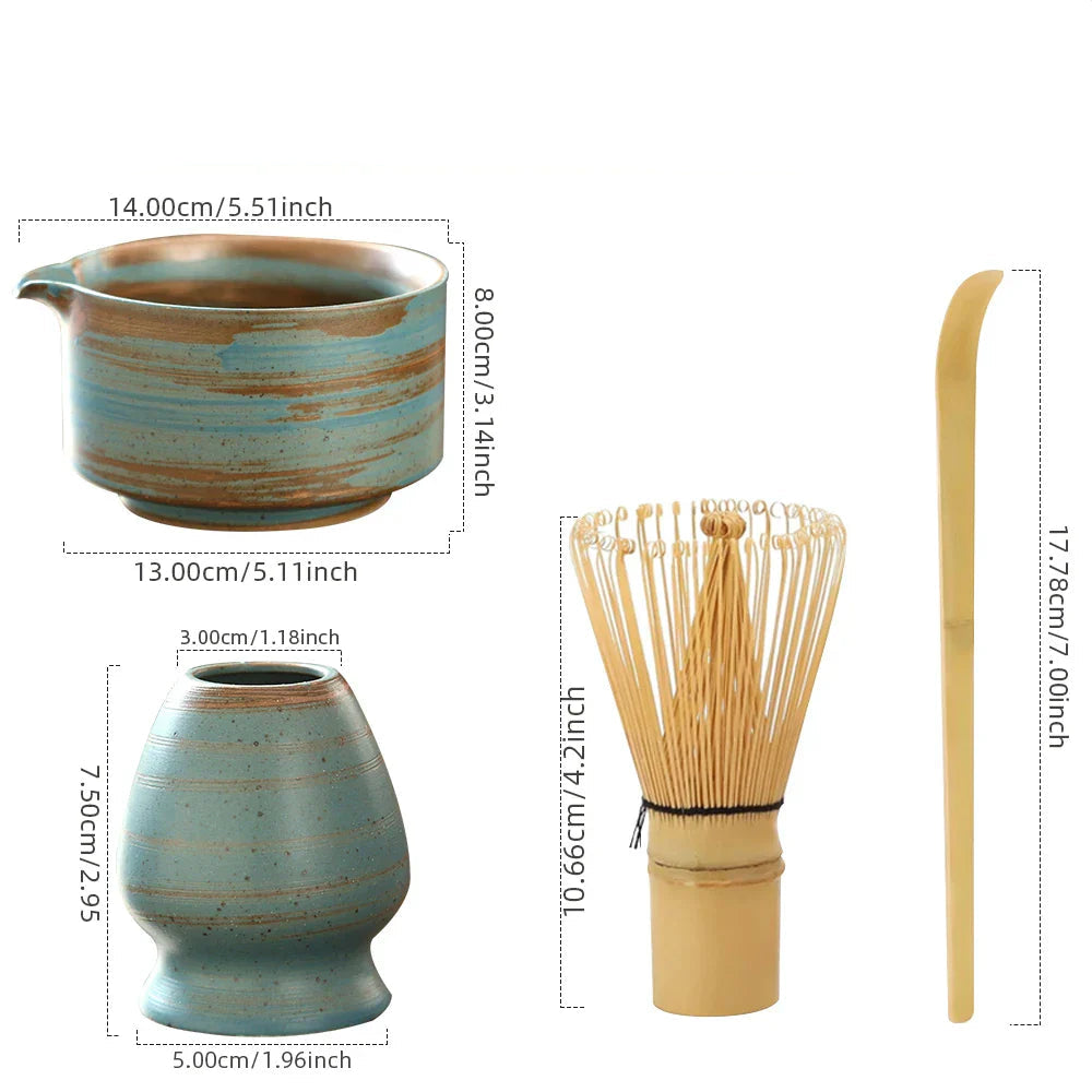 Authentic Japanese Matcha Set for Ideal Tea Ceremonies