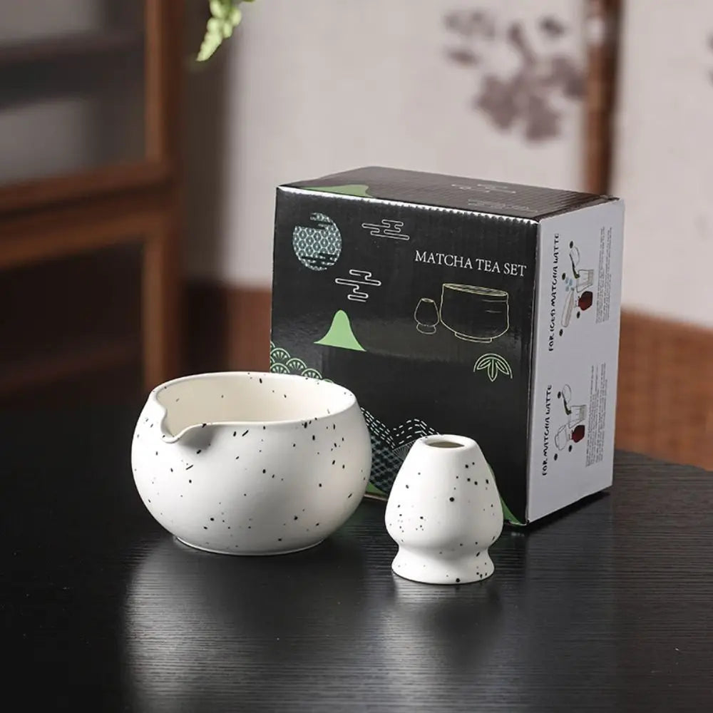 Ceramic Japanese Matcha Bowl with Pouring Spout – Ideal Matcha Tea Bowl for Perfect Tea Preparation-1