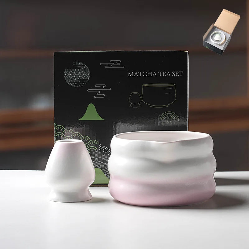 Variant image for Ceramic Matcha Bowl with Spout – Traditional Japanese Matcha Tea Bowl Set for Ceremonies, Includes Whisk Holder-19