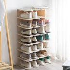 Shoe rack – Modular 6-tier design – Space-saving shoe storage for closet – Durable and easy to clean 3