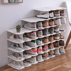 Shoe rack – Modular 6-tier design – Space-saving shoe storage for closet – Durable and easy to clean 4