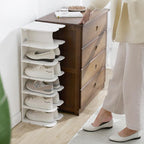 Shoe rack – Modular 6-tier design – Space-saving shoe storage for closet – Durable and easy to clean 5