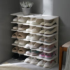 Shoe rack – Modular 6-tier design – Space-saving shoe storage for closet – Durable and easy to clean 6