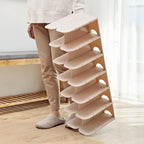 Shoe rack – Modular 6-tier design – Space-saving shoe storage for closet – Durable and easy to clean 7