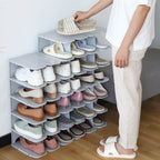 Shoe rack – Modular 6-tier design – Space-saving shoe storage for closet – Durable and easy to clean 8