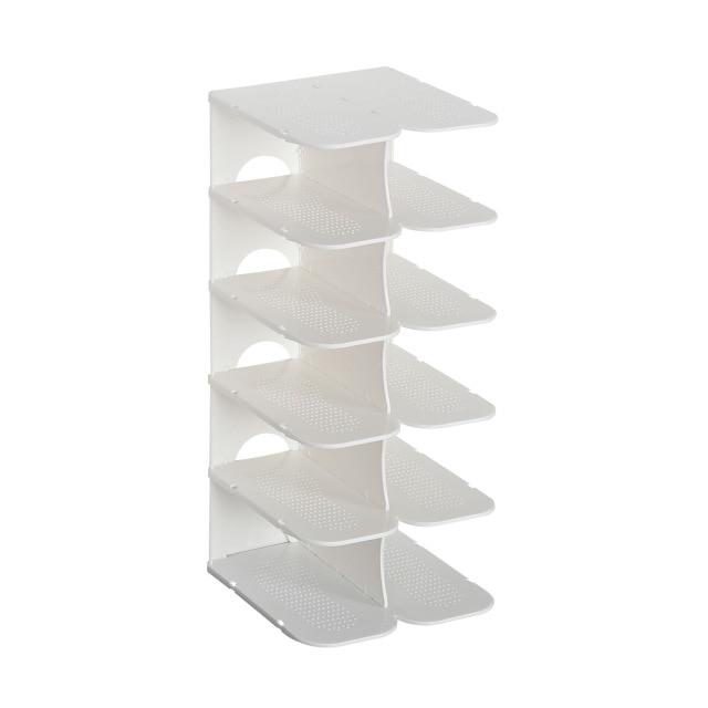 Shoe rack – Modular 6-tier design – Space-saving shoe storage for closet – Durable and easy to clean 9