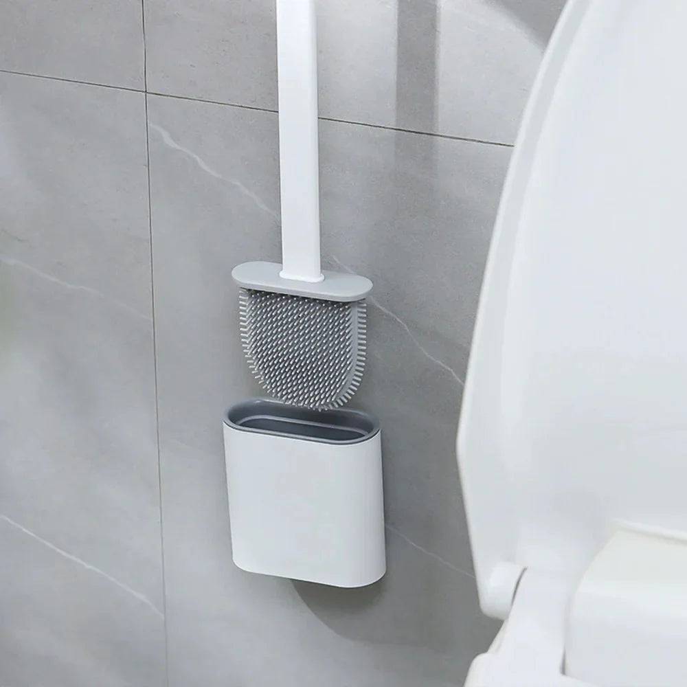 Silicone Toilet Brush – Antibacterial and Easy to Clean 1