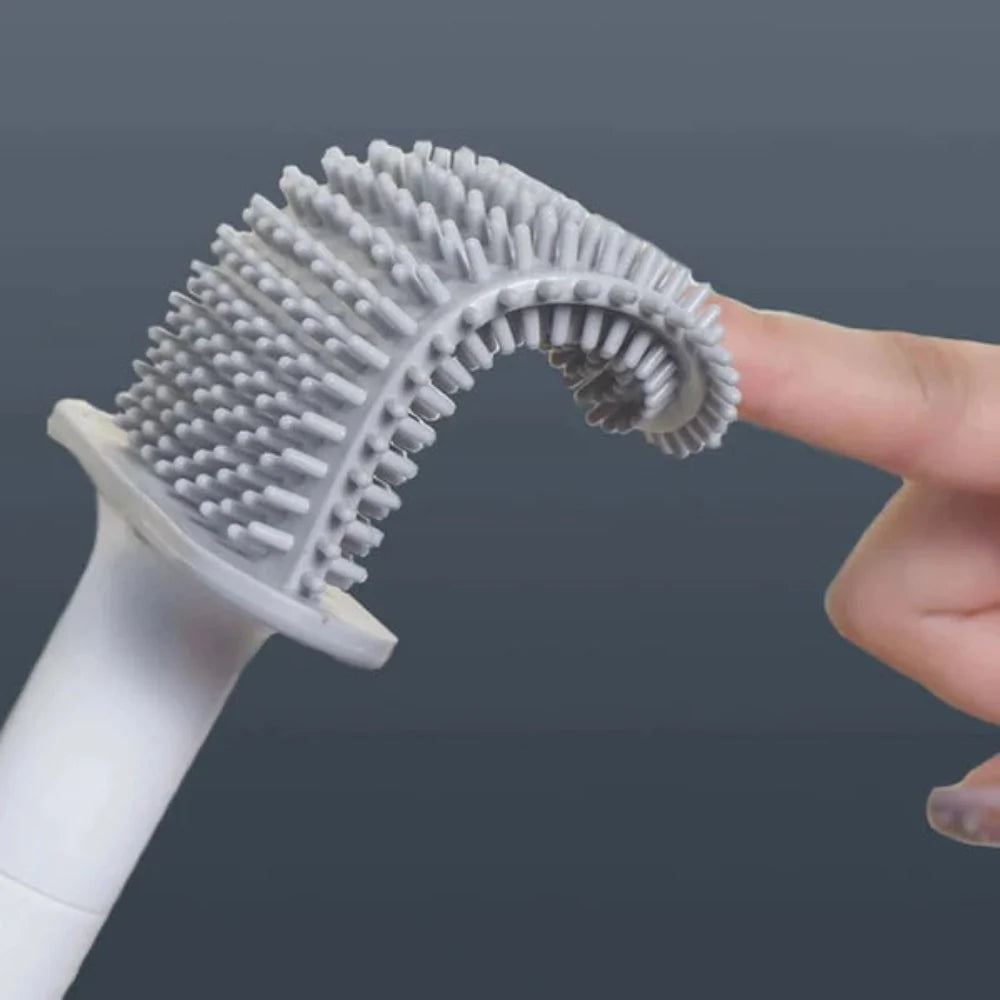 Silicone Toilet Brush – Antibacterial and Easy to Clean 4