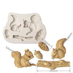 Silicone mold – Pine cone design – Non-stick baking tool – Ideal for fondant and chocolate 3