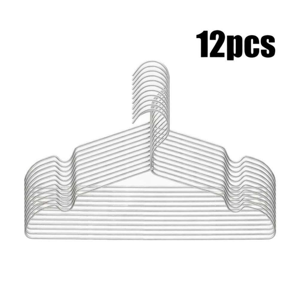 Slim Aluminum Hangers - Elegant Space-Saving Clothes Hangers 0