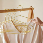 Slim Aluminum Hangers - Elegant Space-Saving Clothes Hangers 1