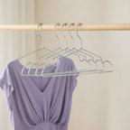 Slim Aluminum Hangers - Elegant Space-Saving Clothes Hangers 2