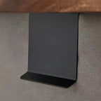 Sofa Arm Tray Table in Walnut Finish – Adjustable Clip-On Armrest Tray for Drinks and Snacks, Fits 2 to 10 Wide Armrests 3