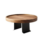 Sofa Arm Tray Table in Walnut Finish – Adjustable Clip-On Armrest Tray for Drinks and Snacks, Fits 2 to 10 Wide Armrests 5