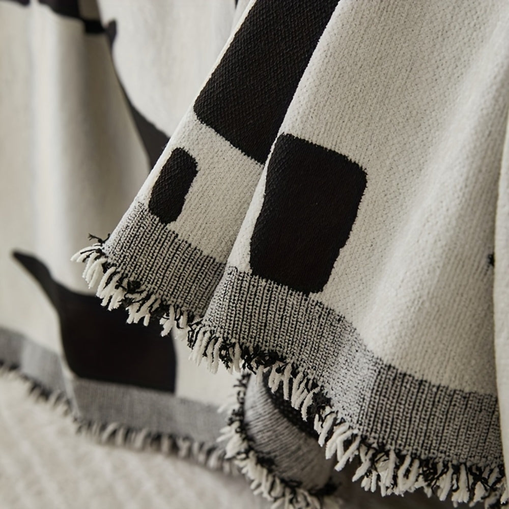Sofa cover – Soft chenille fabric – Wavy stripe design – Reversible and machine washable 4
