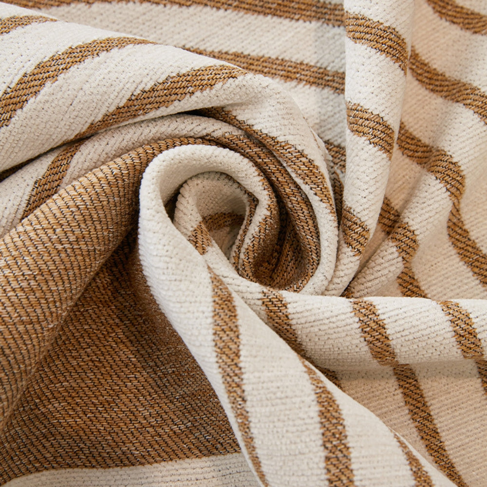 Sofa cover – Soft chenille fabric – Wavy stripe design – Reversible and machine washable 5