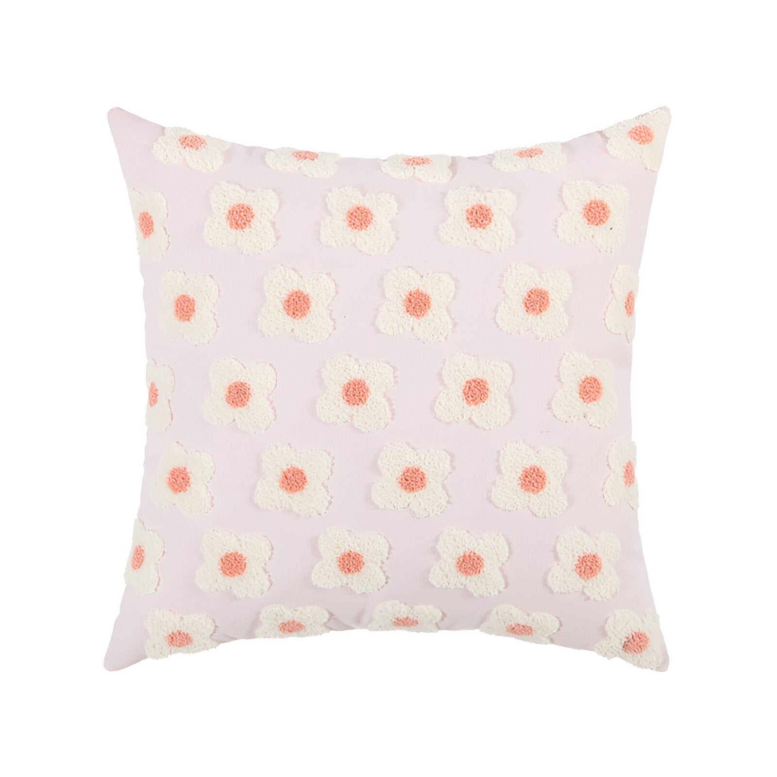 Sofa cushion – Cotton blend – Embroidered floral design – Cozy square and rectangular home accent 17