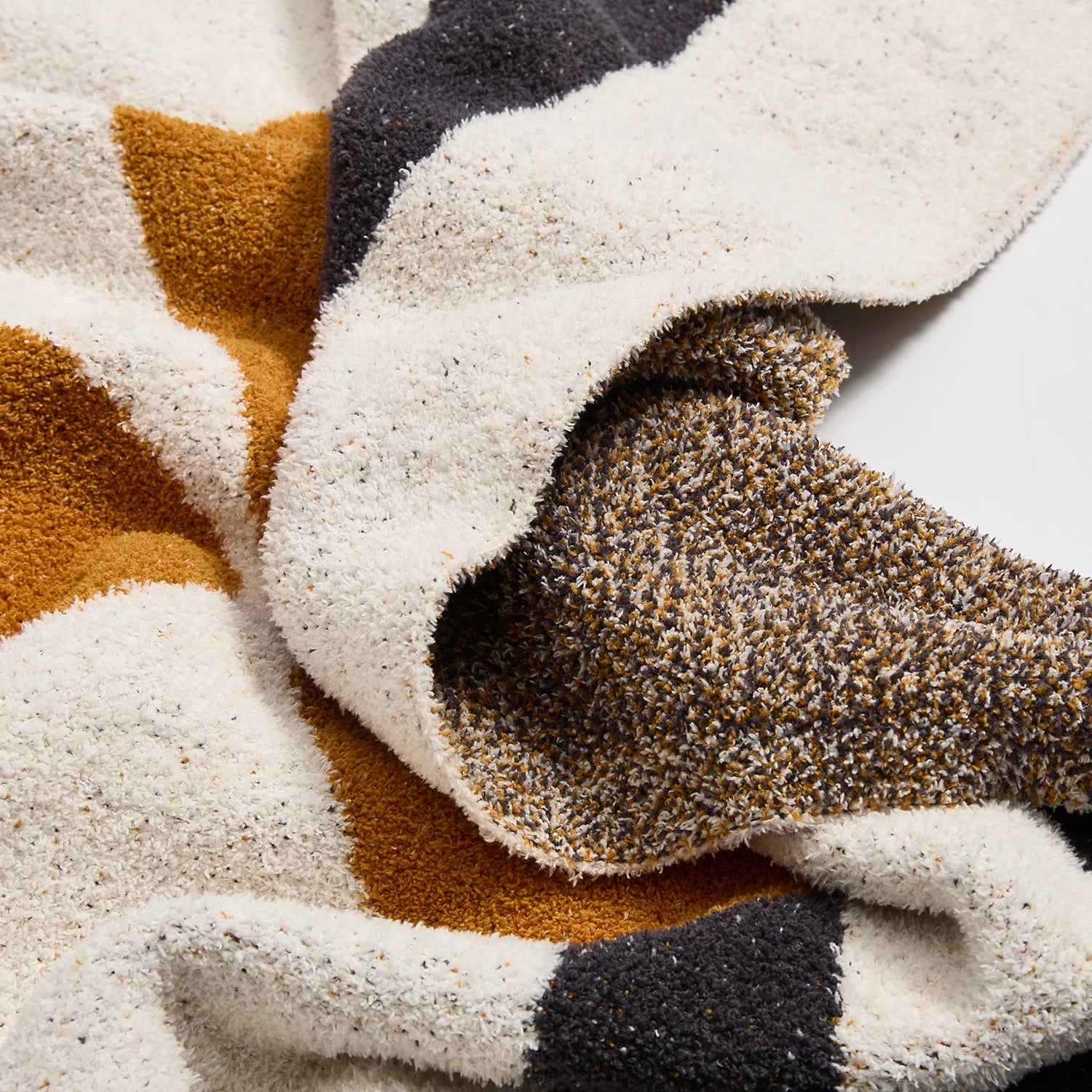 Soft Microfiber Floral Knitted Blanket, 51 x 63 Inches, Cozy Throw for Bed, Sofa, Travel 4