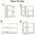 Spice Rack Organizer | Compact Swivel Shelves with Large Capacity Ð Easy Access for Organized Kitchen 2