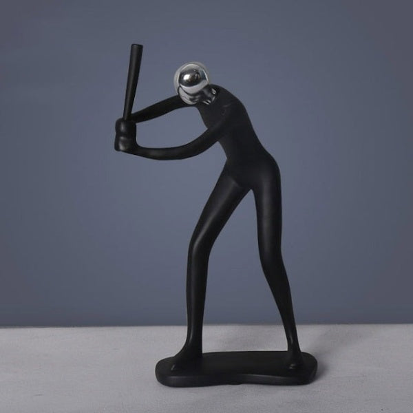 Sports figurines – Handcrafted resin – Modern minimalist design – Perfect gift for sports lovers 2