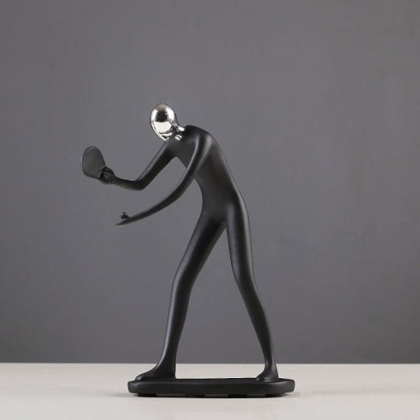 Sports figurines – Handcrafted resin – Modern minimalist design – Perfect gift for sports lovers 3