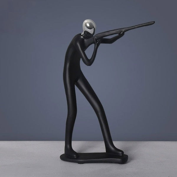Sports figurines – Handcrafted resin – Modern minimalist design – Perfect gift for sports lovers 5