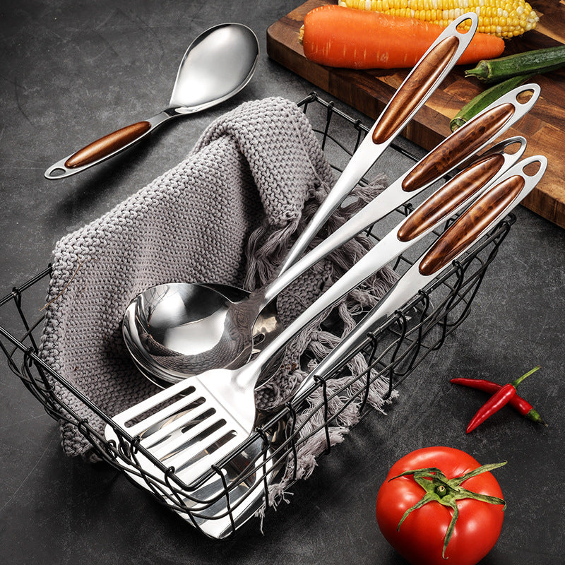 Stainless steel kitchen utensil set – Ergonomic design – Durable and easy to clean – Best cooking utensils for home chefs 2