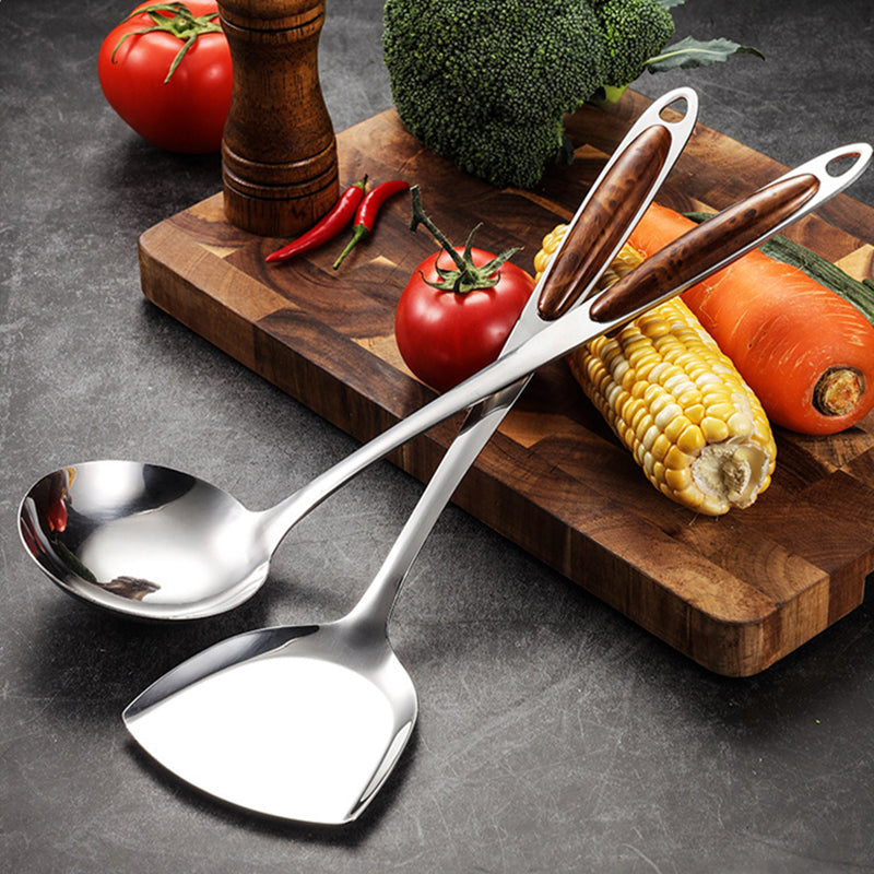 Stainless steel kitchen utensil set – Ergonomic design – Durable and easy to clean – Best cooking utensils for home chefs 3