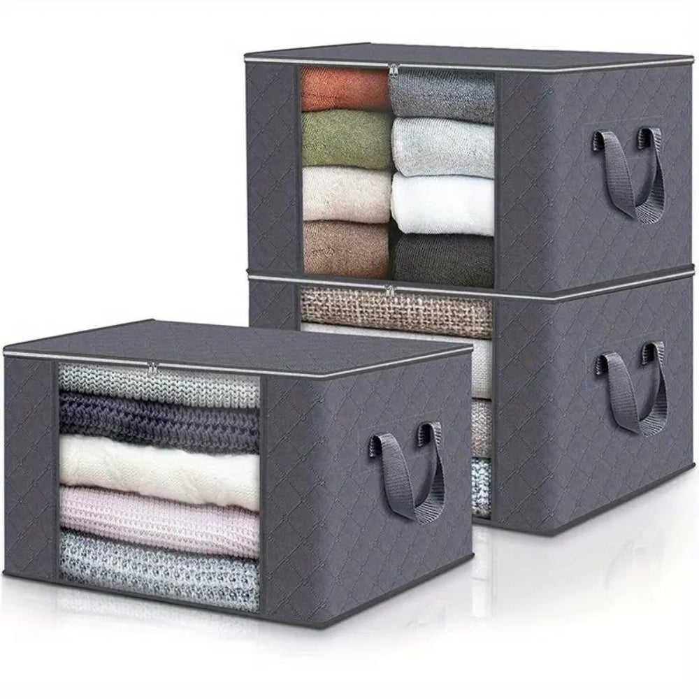 Storage bag – Breathable fabric – Foldable design – Space-saving solution for clothes – 23.6 x 15.7 x 13.8 in 3