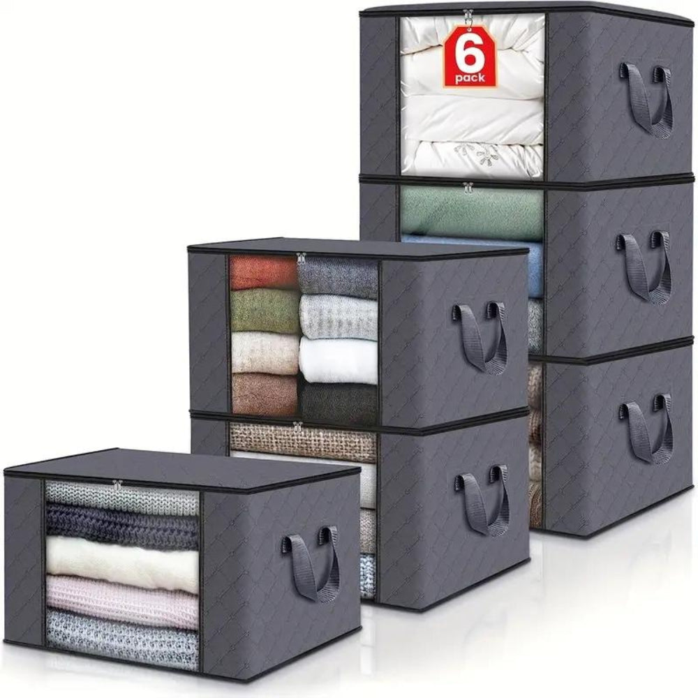 Storage bag – Breathable fabric – Foldable design – Space-saving solution for clothes – 23.6 x 15.7 x 13.8 in 4