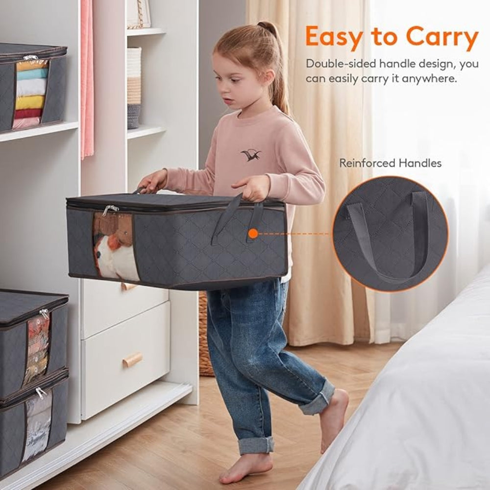 Storage bag – Breathable fabric – Foldable design – Space-saving solution for clothes – 23.6 x 15.7 x 13.8 in 6
