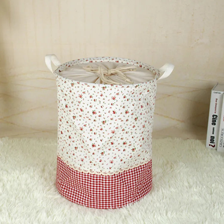 Storage basket – Durable linen – Natural color – Multi-functional for laundry and toys – Stackable design 8