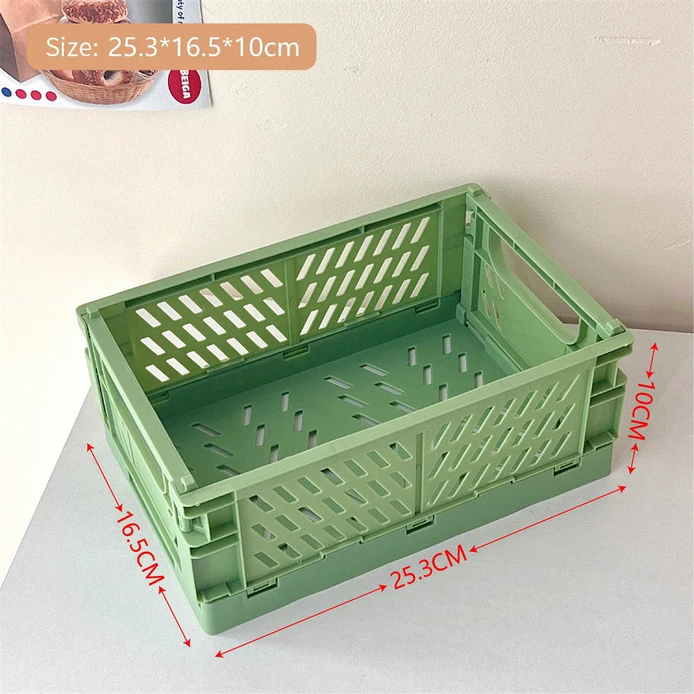 Storage box – Durable plastic – Collapsible design – Ideal for toys and cosmetics – Versatile home organizer 12